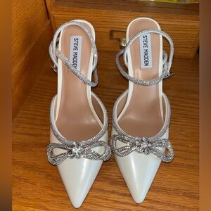 Steve Madden Viable Off-White Heals
